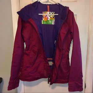 Burton Snow Jacket Burgundy Small